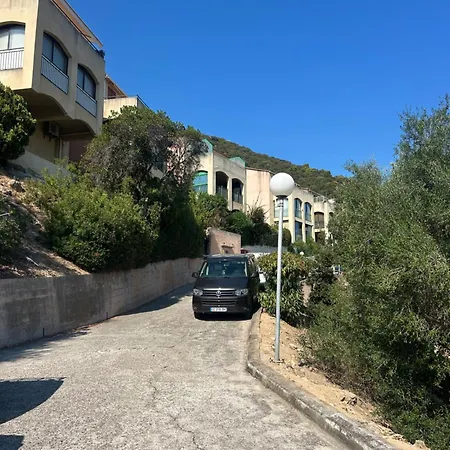 Duplex Vue Mer Sanguinaires Ajaccio 500 M Plage 2 Chambres 2 Balcons Clim Apartment