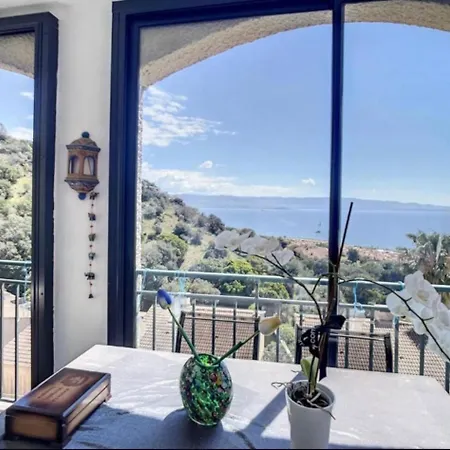Apartmán Duplex Vue Mer Sanguinaires Ajaccio 500 M Plage 2 Chambres 2 Balcons Clim *