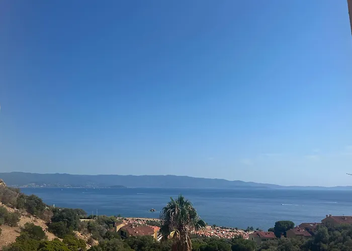 Duplex Vue Mer Sanguinaires Ajaccio 500 M Plage 2 Chambres 2 Balcons Clim Apartmán *